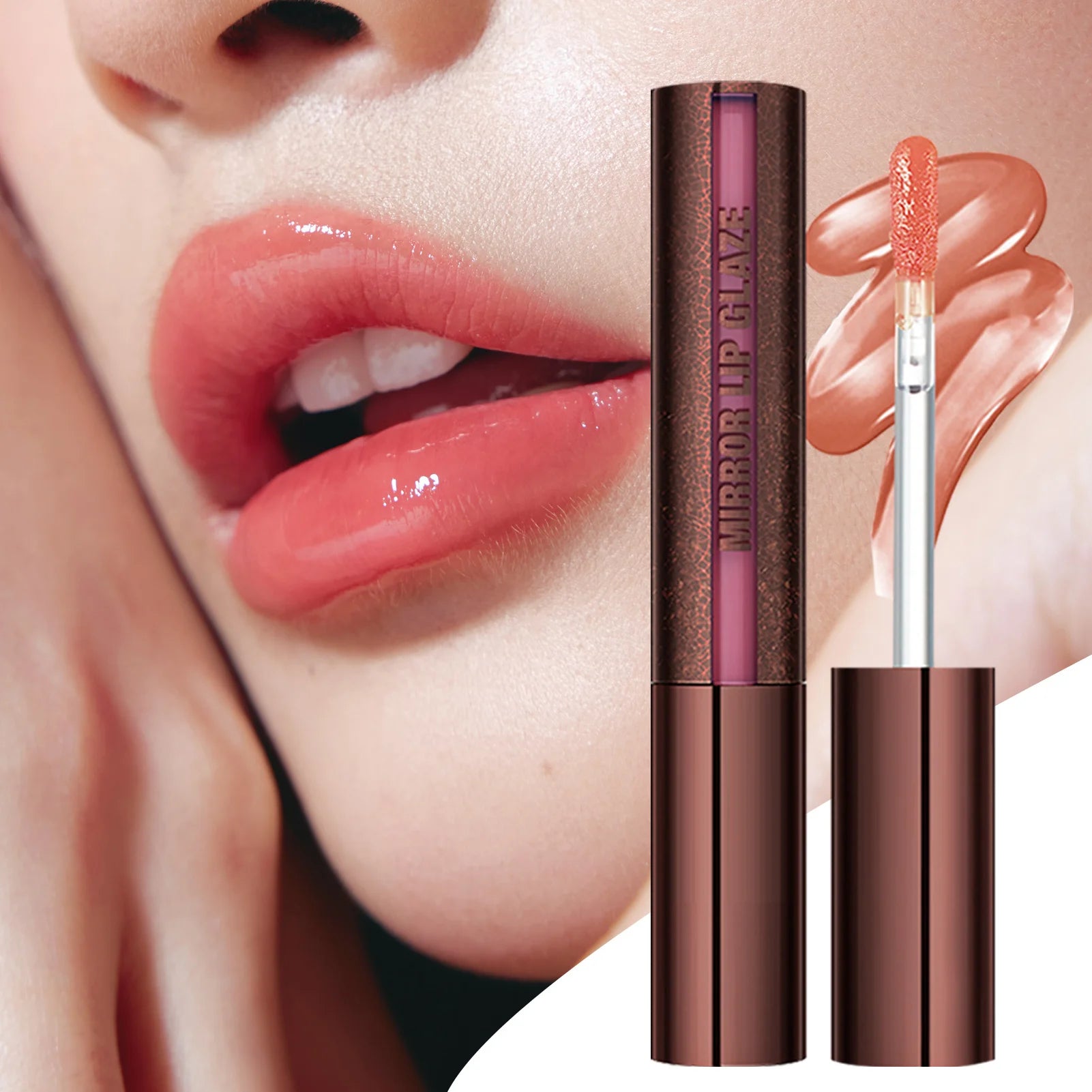 Jelly Lip Glaze Transparent Glass Oil Lightweight Non-stick Gloss Qme