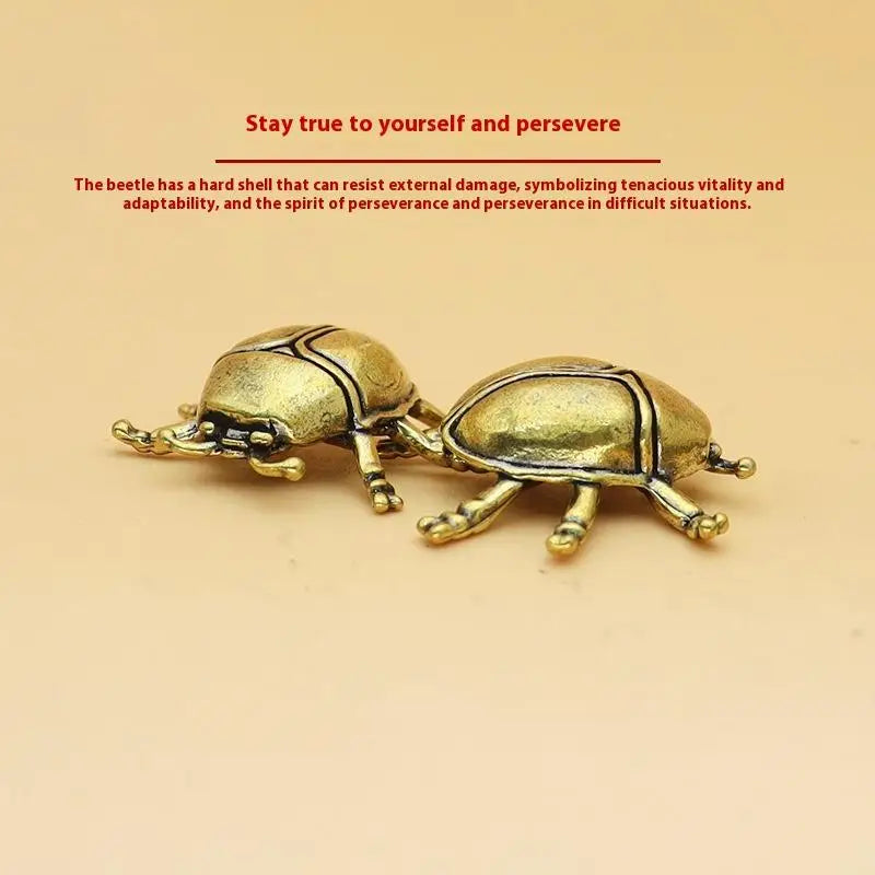 Funny Ant Scorpion Crafts Solid Brass Insect Beetles Figurines Qme
