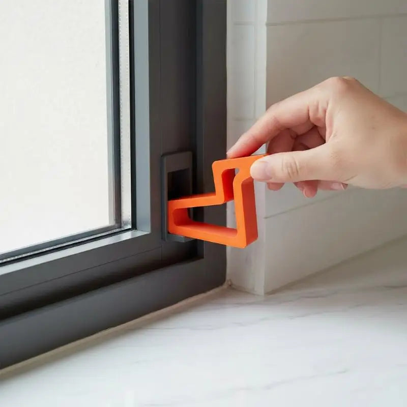 Waterproof Heavy Duty Door Stopper Non Slip Rubber Wedge Home Office Qme