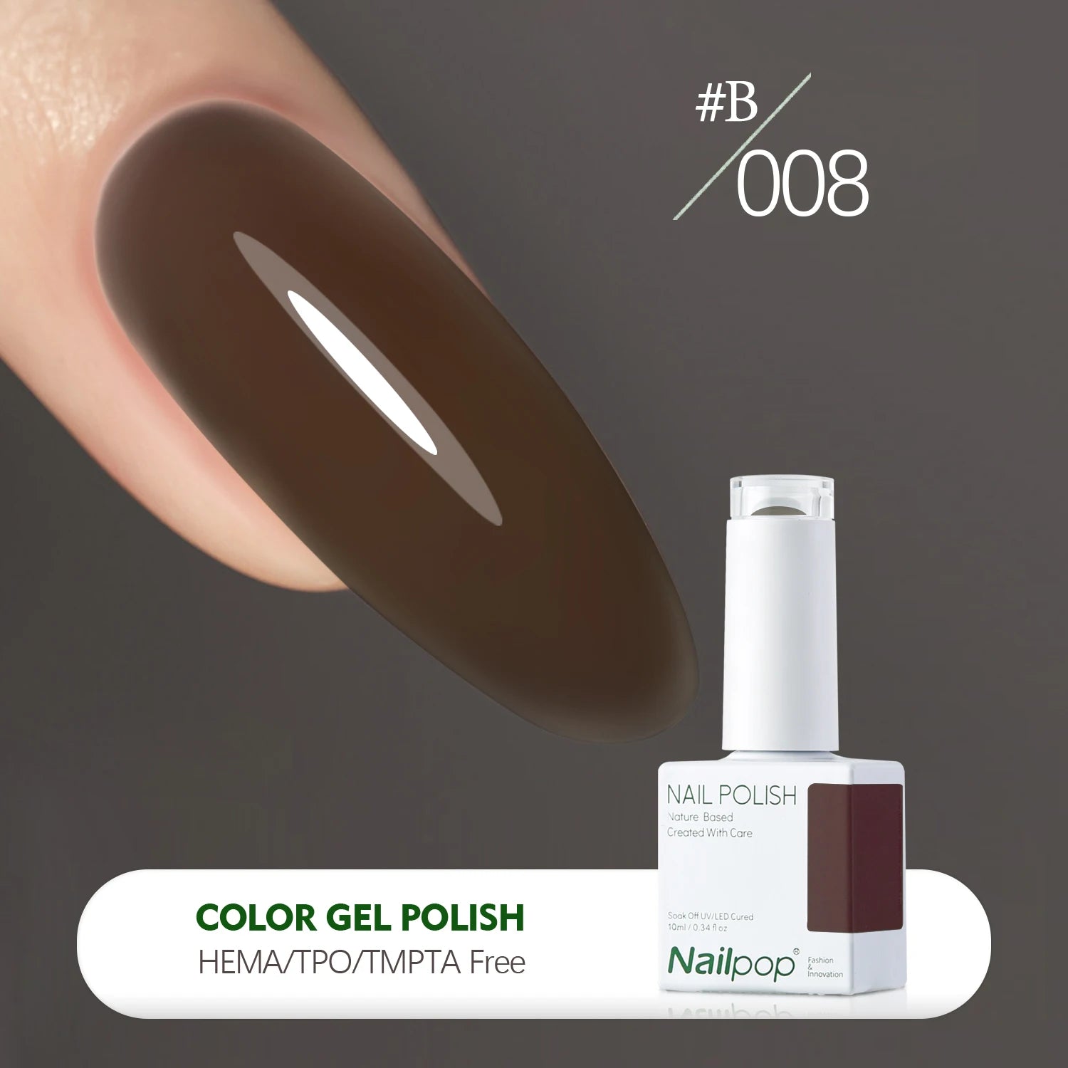 Nailpop Summer Dopamine Gel Polish 20 Colors 8 12 Builder Nail Art Qme B-008 10ml