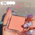 6 Colors Blush Makeup Palette Mineral Powder Red Rouge Lasting