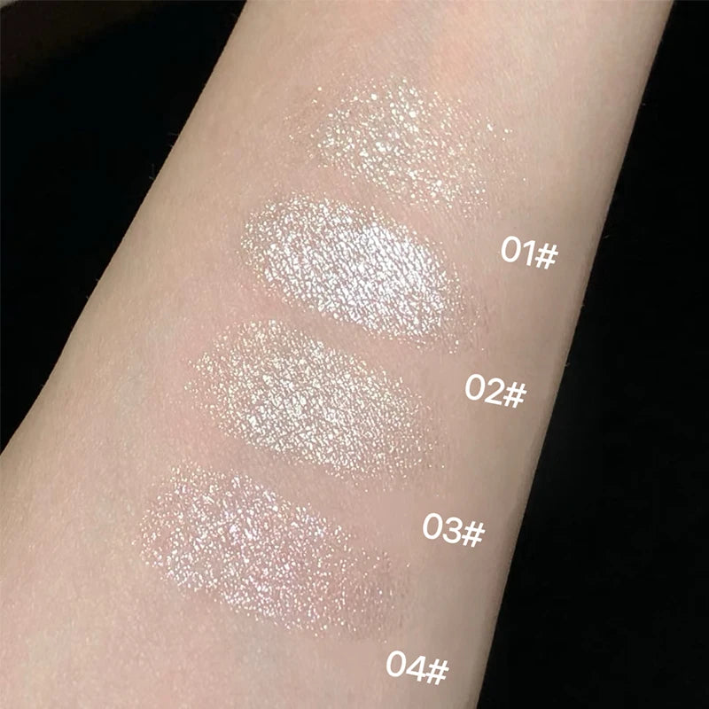 CACE 4 Colors Pearlescent Eye Shadow Eyeliner Stick Glitter Waterproof Long-Lasting Eyeshadow Makeup Non-smudge Eyeliner Pencil Qme
