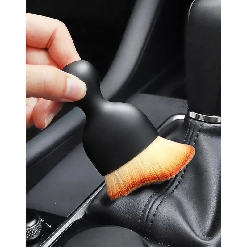 Factory Price Custom Logo Soft Portable Car Cleaning Brush Nylon Tool Qme