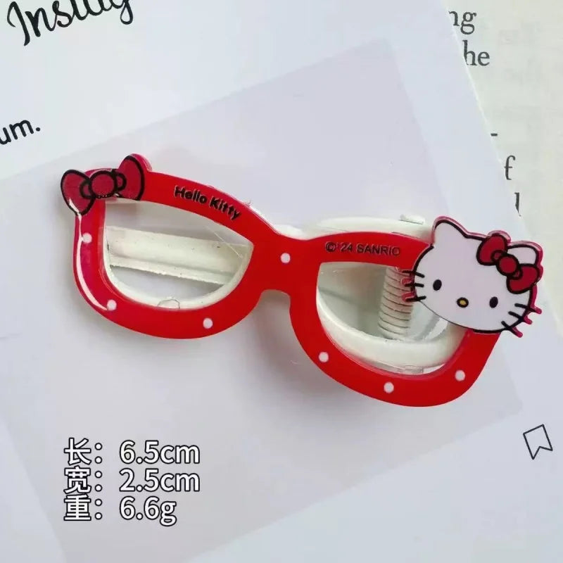 Hello Kitty Cartoon Hair Clips Cute Hair Accessories for Students Versatile Hair Clips and Headpieces Qme