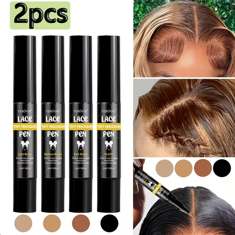 Wig Lace Headgear Dyeing Pens Used Coloring Complementary Qme