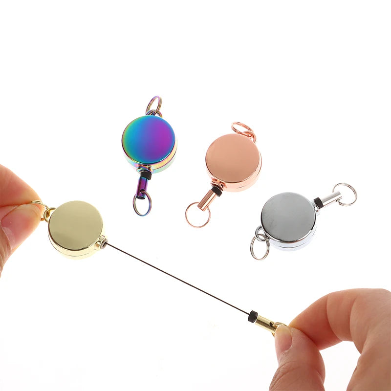 Stainless Steel Wire Rope Key Holder Outdoor Keychain Tools DIY Qme