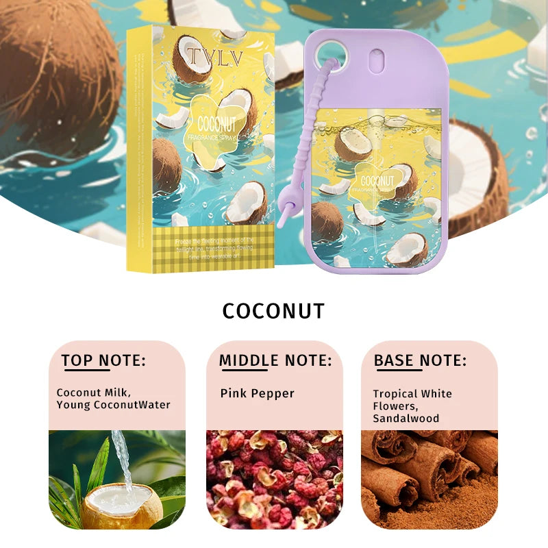 Fragrance Spray Lasting Strawberry Hook Perfume Fresh Natural Air Qme 09 COCONUT