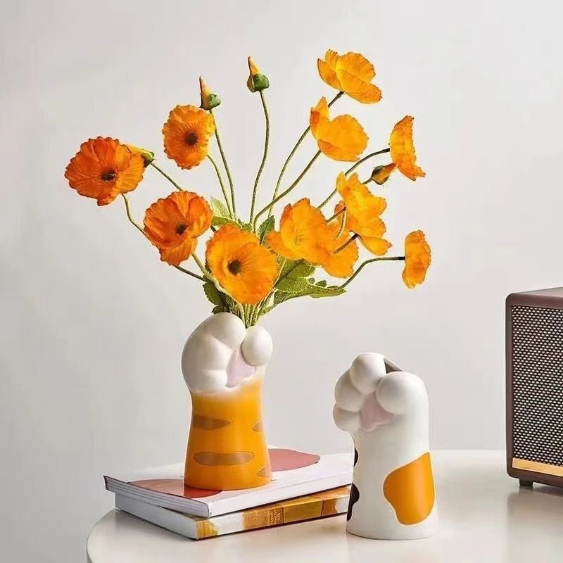 Home Porch TV Cabinet Office Flower Arrangement Decorations Creative Qme