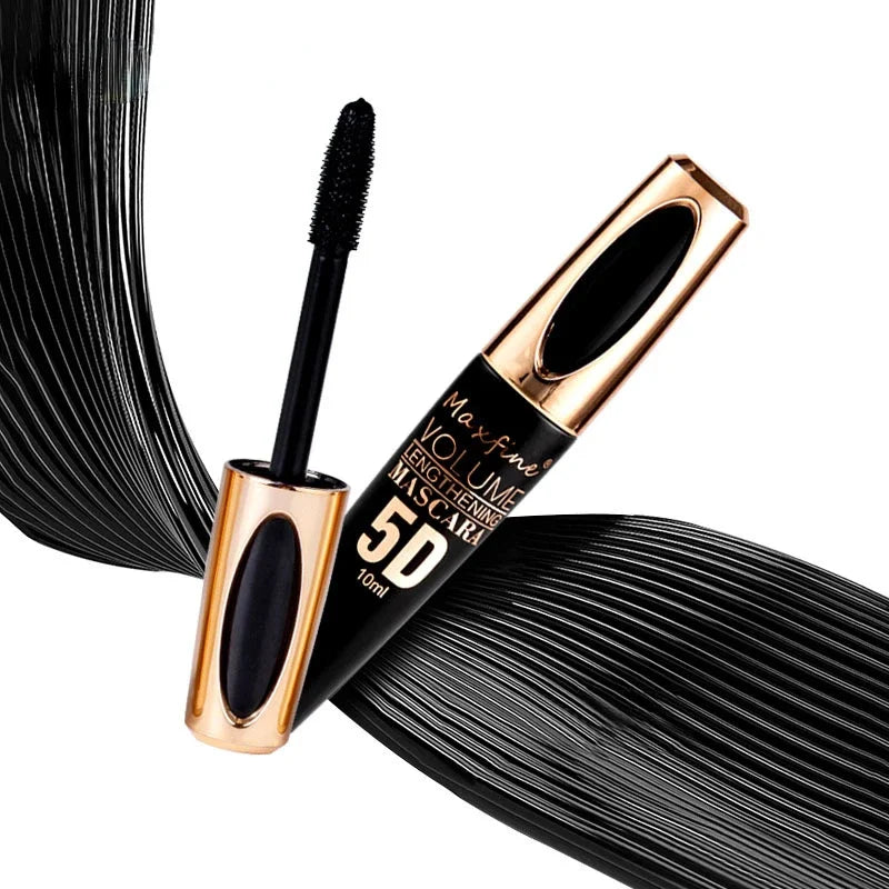 Waterproof Anti-sweat Mascara Lengthens Eyelashes Extension Blue Silk Fiber Mascara Female Non-smudge Mascara Makeup Cosmetic Qme