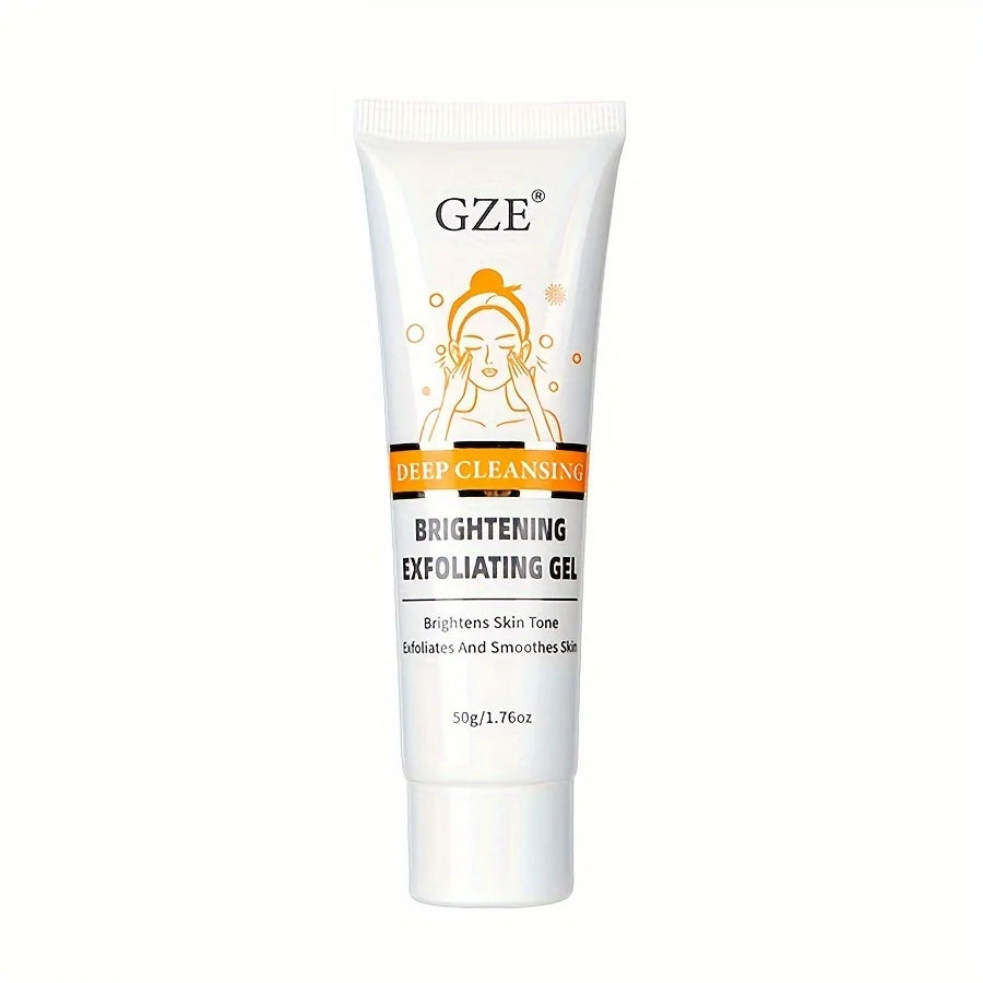 GZE Exfoliating Peeling Gel For Face, Facial Scrub Moisturizing Brightening Nourishing Repair Scrubs Face Cream Beauty Skin Care Qme GZE037
