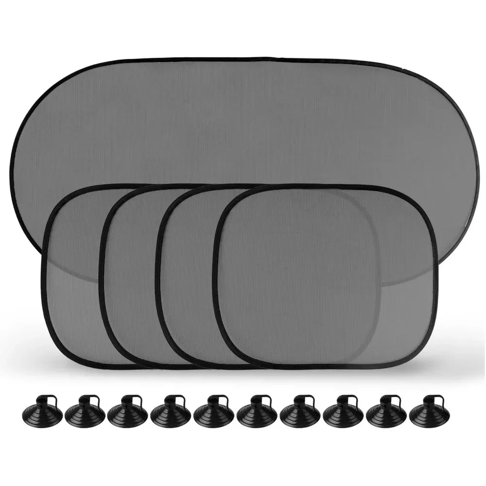Car Sunshade Covers Cover Universal Windscreen Folding Visor Reflector Windshield Auto Window Sun Shade Protector Accessories Qme 5Pcs Mixed Set