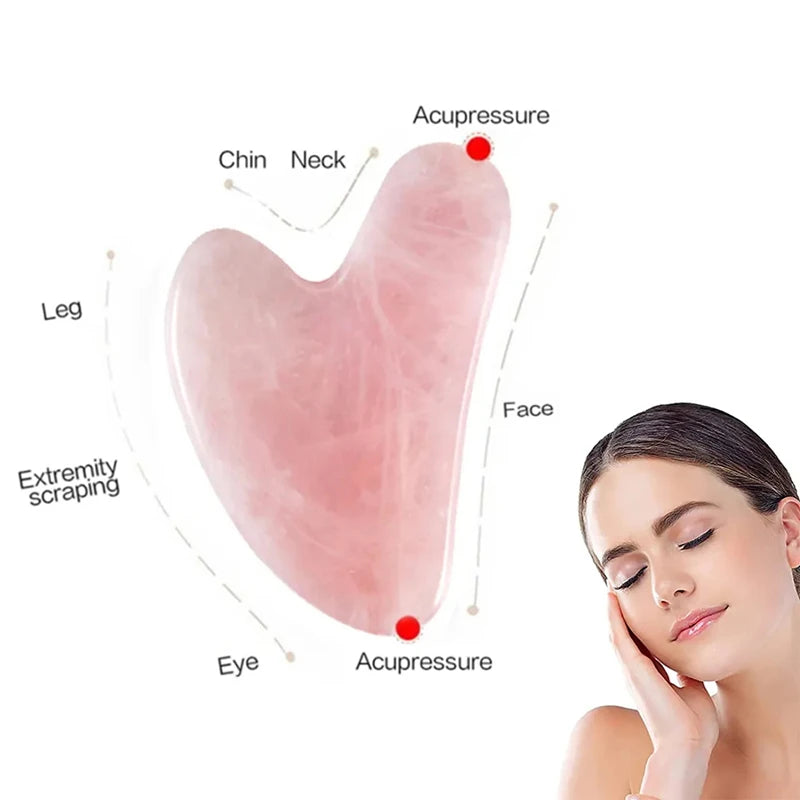 Guasha Massage Stone Body Massage Tool Beeswax Guasha Scraping Facial Scrapping Plate Neck Care SPA Massage Beauty Healty Tool Qme