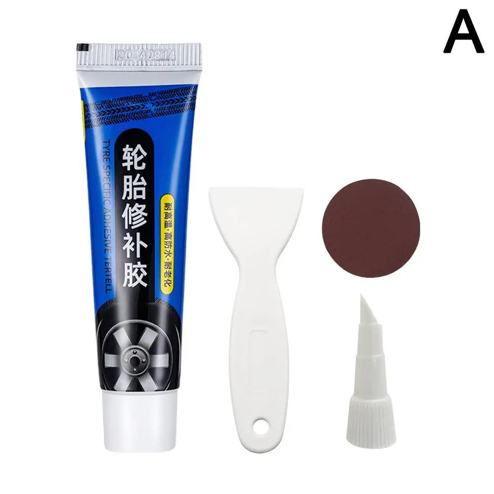 Car Tire Glue Filling Repair Strong Rubber Cement Motorcycle Bike Qme 1pcs