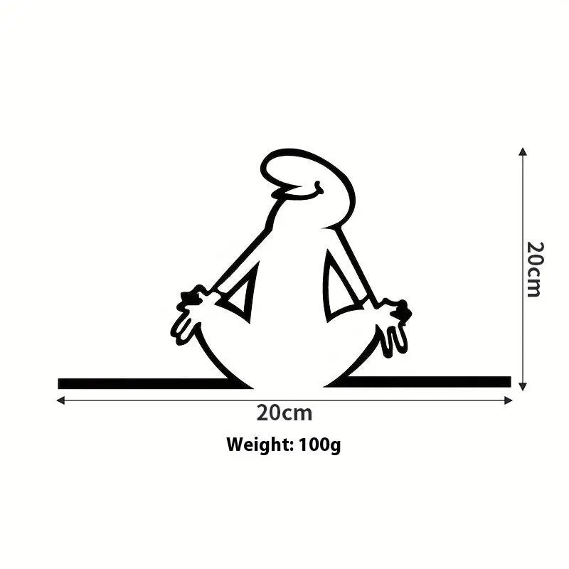 Hang Installation Line Figure Modern Metal Poster Living Room Bedroom Qme A2