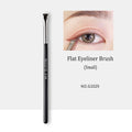 Flat Eyeliner Brush Nylon Hair Blade Fine Eyeliner Eyebrow Line Brush Black Thin Eye Liner Brow Contour Cosmetic Makeup Tools Qme G1029 Flat Small