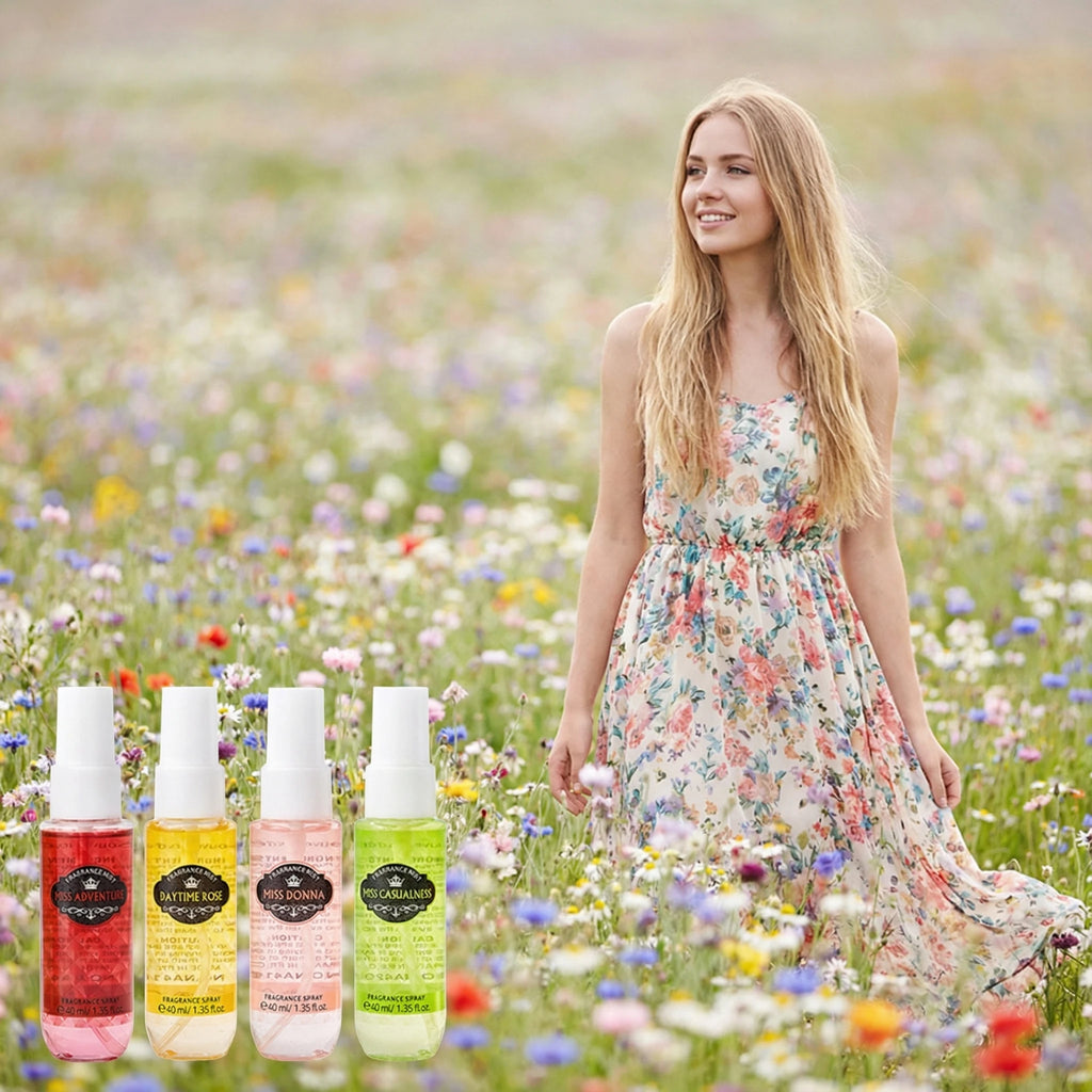 4-piece Fragrance Spray Lasting Fresh Suitable Daily Dating Use Ideal Qme