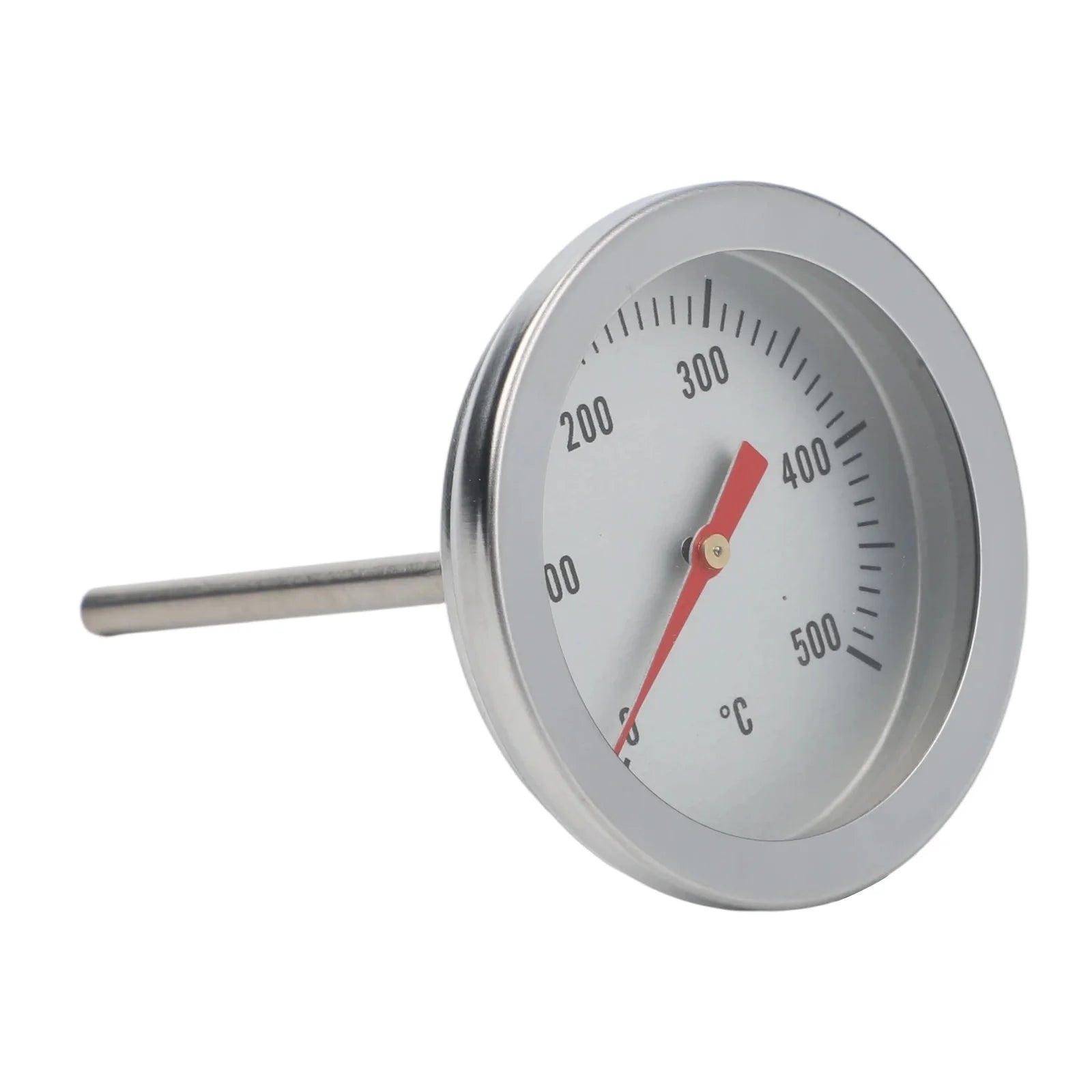 1x 500Degrees For Celsius Oven Thermometer With 70mm Long Sensor For Precise Controlling Stainless Steel BBQ Cooking Thermometer Qme