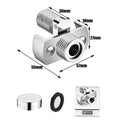 40Degree Adjustable Faucet Tap Adapter Angled Curved Foot Eccentric Qme 36mm