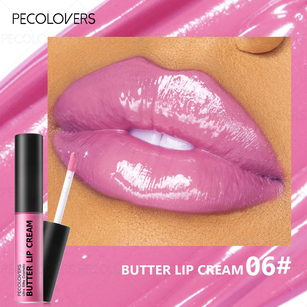 Buttery Short Lip Gloss Moisturizing Lipstick Rendering Suitable Qme 06