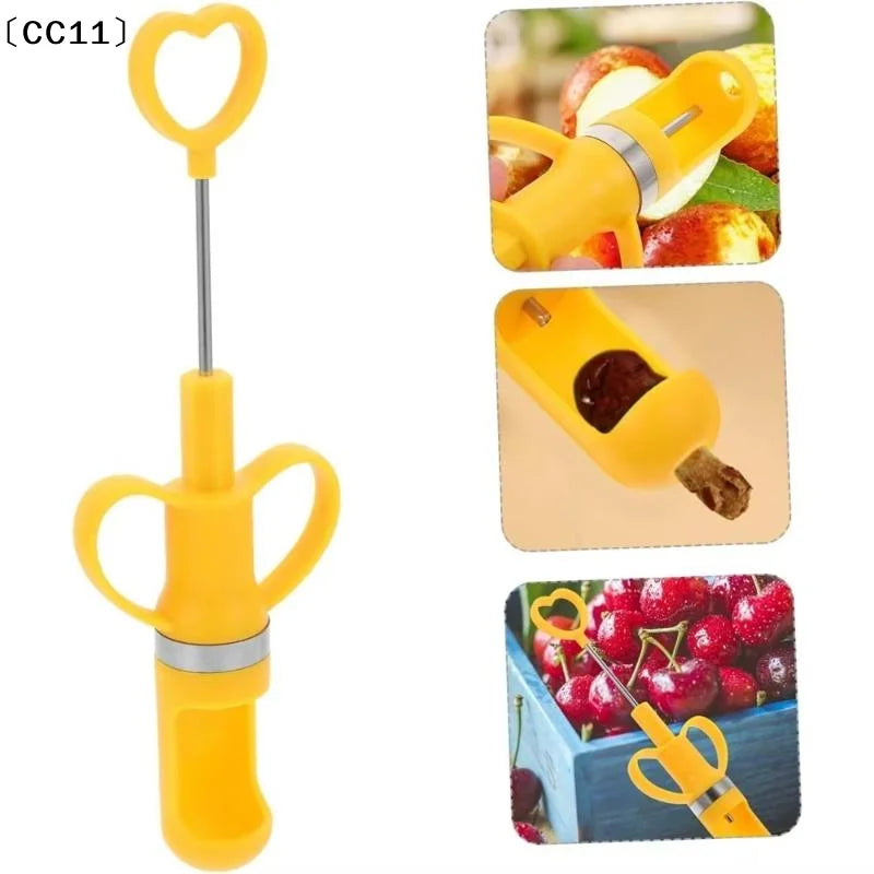 Cherry Fruit Pitter Stainless Steel Non Slip Handle Perfect Kitchen Qme