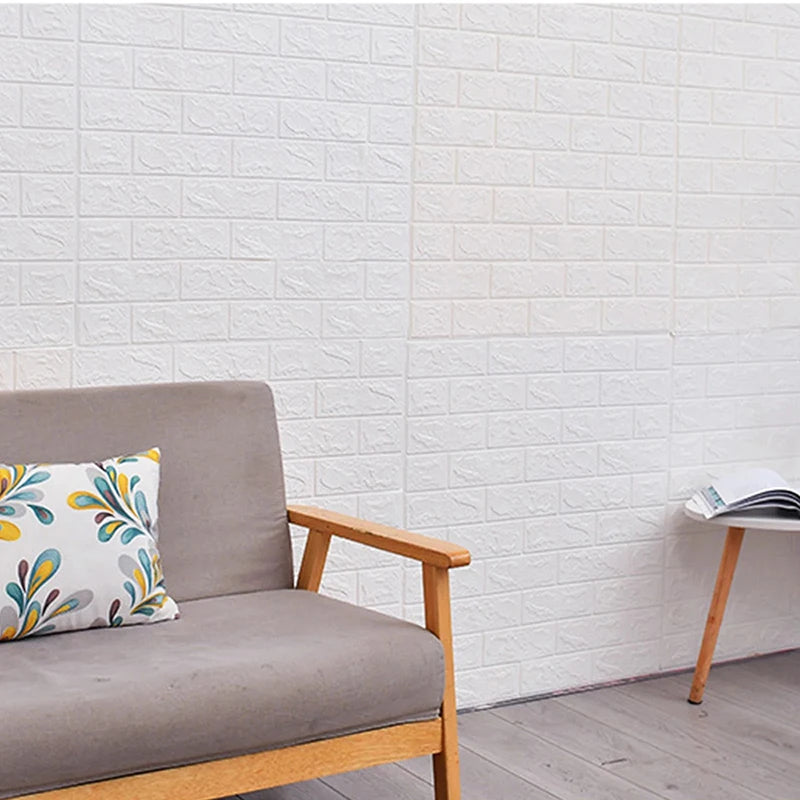 European Style Faux Brick Wallpaper for Kitchen Bedroom Living Room Wall Decoration Vinyl Panels Self Adhesive Wall Stickers Qme