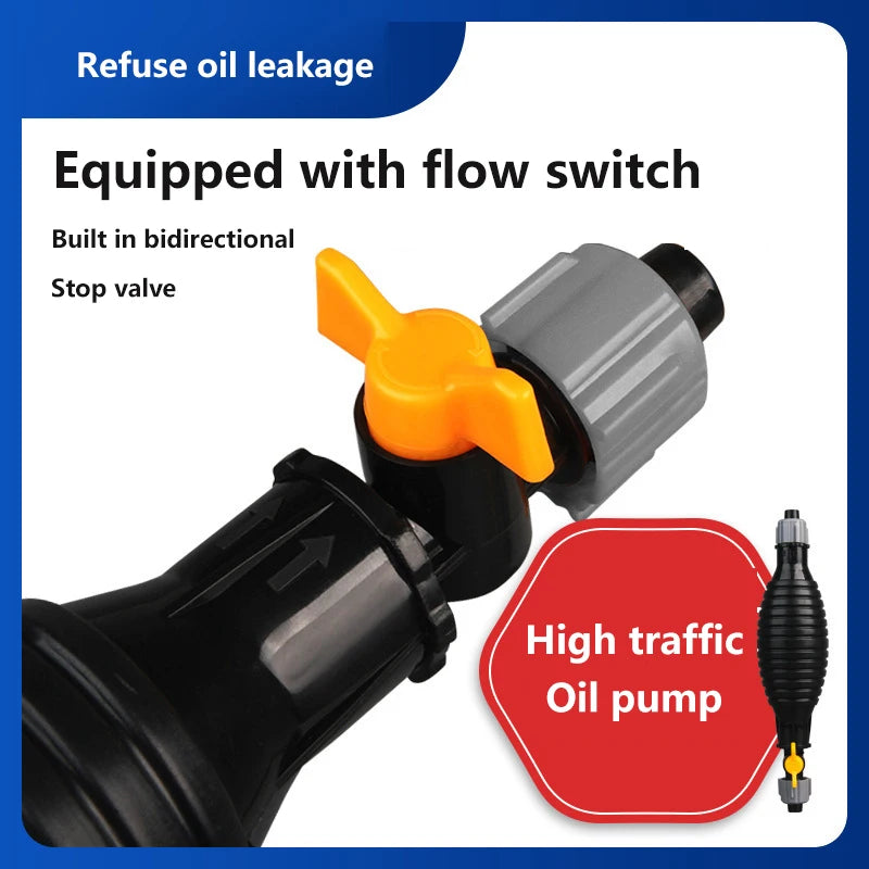 Petrol Transfer Pump Multipurpose Hand Efficient Car Tank Sucker Home Qme