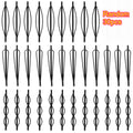 30Pcs Black Hollow Hair Clips, Strong Hold Bobby Pins For Women, Daily Styling Accessories Qme Random 30pcs