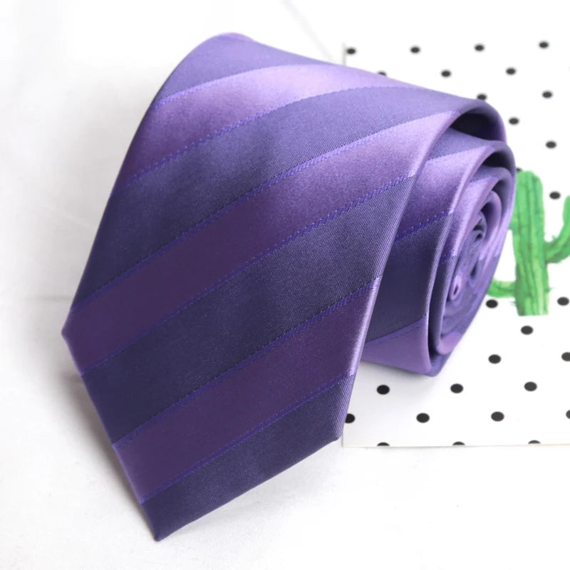 Design Wedding 8CM Men Tie Luxury Jacquard Striped Paisley Flower Neckties for Men Business Party Groom Collar Accessories Gift Qme A8