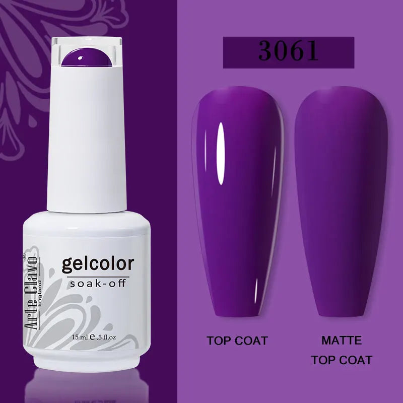 Arte Clavo 44 Colors Jelly Nude Gel Nail Polish Semi Transparent