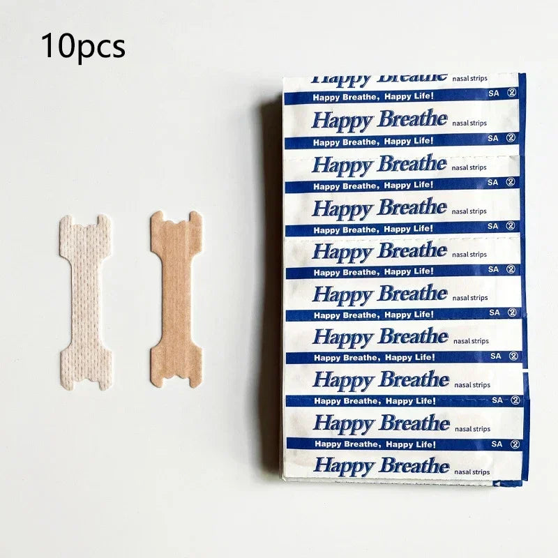 10/30/50/100Pcs Breathing Nasal Strips Improvement of Snoring AntiSnoring Strips Easier Better Breathe Health Care Sleeping Well Qme 10pcs
