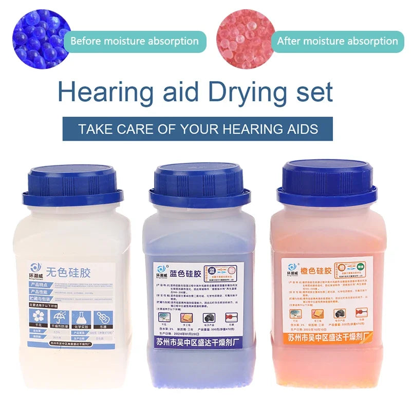 500g Waterproof Reusable Silica Gel Beads Moisture Absorber Electronic Product Desiccant Moisture Absorber Qme