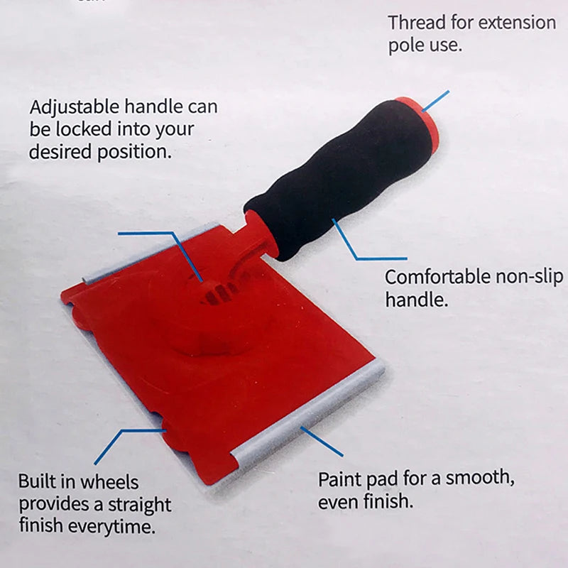 Professional Latex Paint Edger Brushes Multifunctional Wall Ceiling Corner Painting Brush Color Separator Trimmer Tools Qme