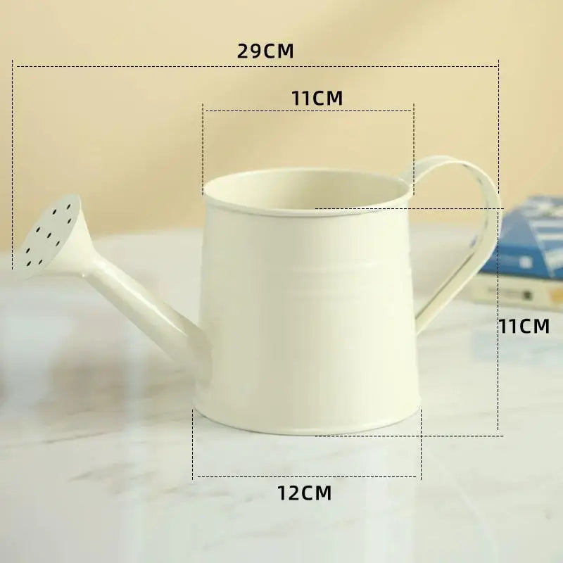 Metal Watering Can Garden Flower Kettle Mini Small Water Spraying Pot Sprinkle With Large Capacity For Kids Adult Qme A7