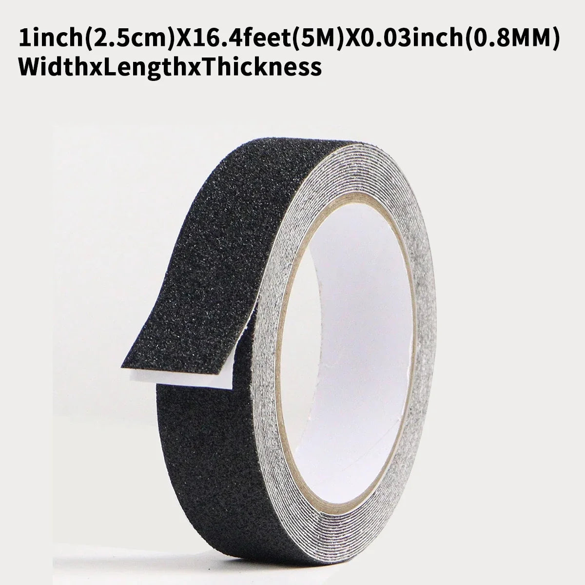 Heavy Duty Anti Slip Tape Waterproof Outdoor Grip Tape For Walkways Stairs Ramps Decks Skateboards Adhesive Non Slip Strips Qme 2.5cmX5m