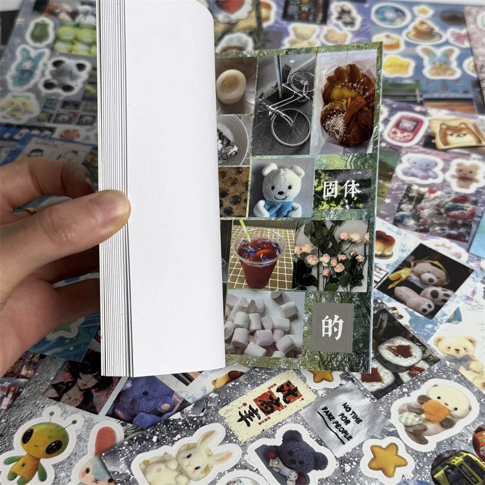 20 pcs Cartoon Die cut Sticker Book Journal Decorative DIY Scrapbooking Sticker Laptop Student Handbook Stationery Stickers Gift Qme A