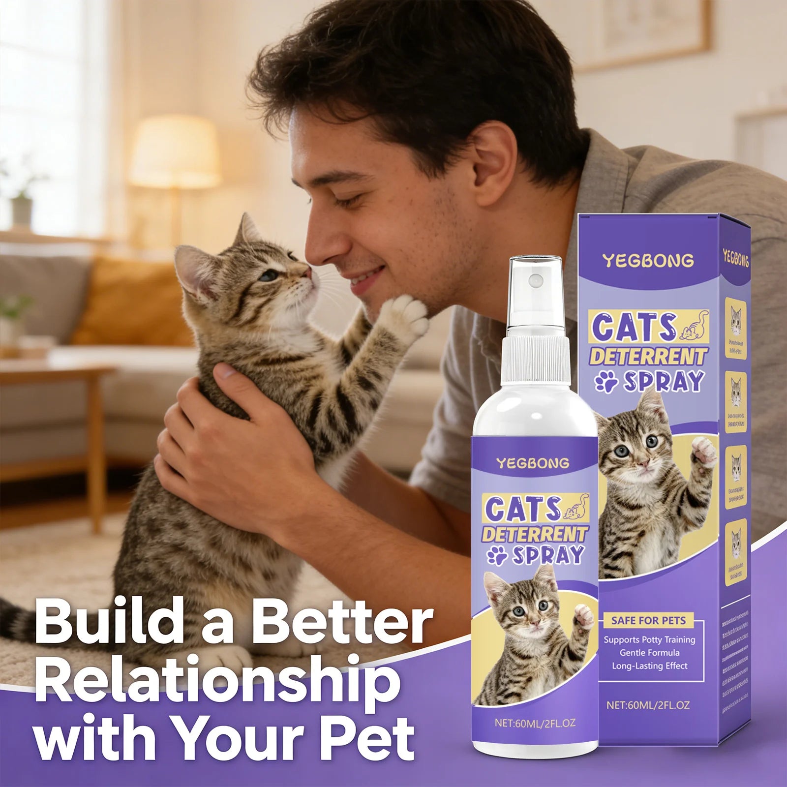 Pet Toilet Training Spray Induce Cat Pee Positioning Defecation Correct Bad Habit Reduce Scratching Behavior Cat Training Spray Qme