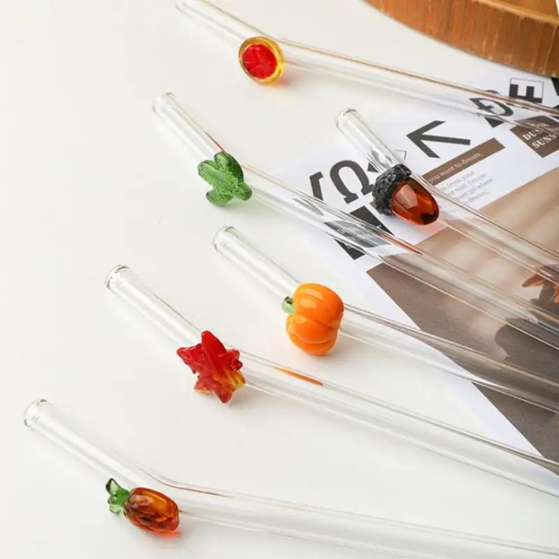 Milkshakes Sodas Perfect Birthdays Weddings Flexible Glass Straw Qme
