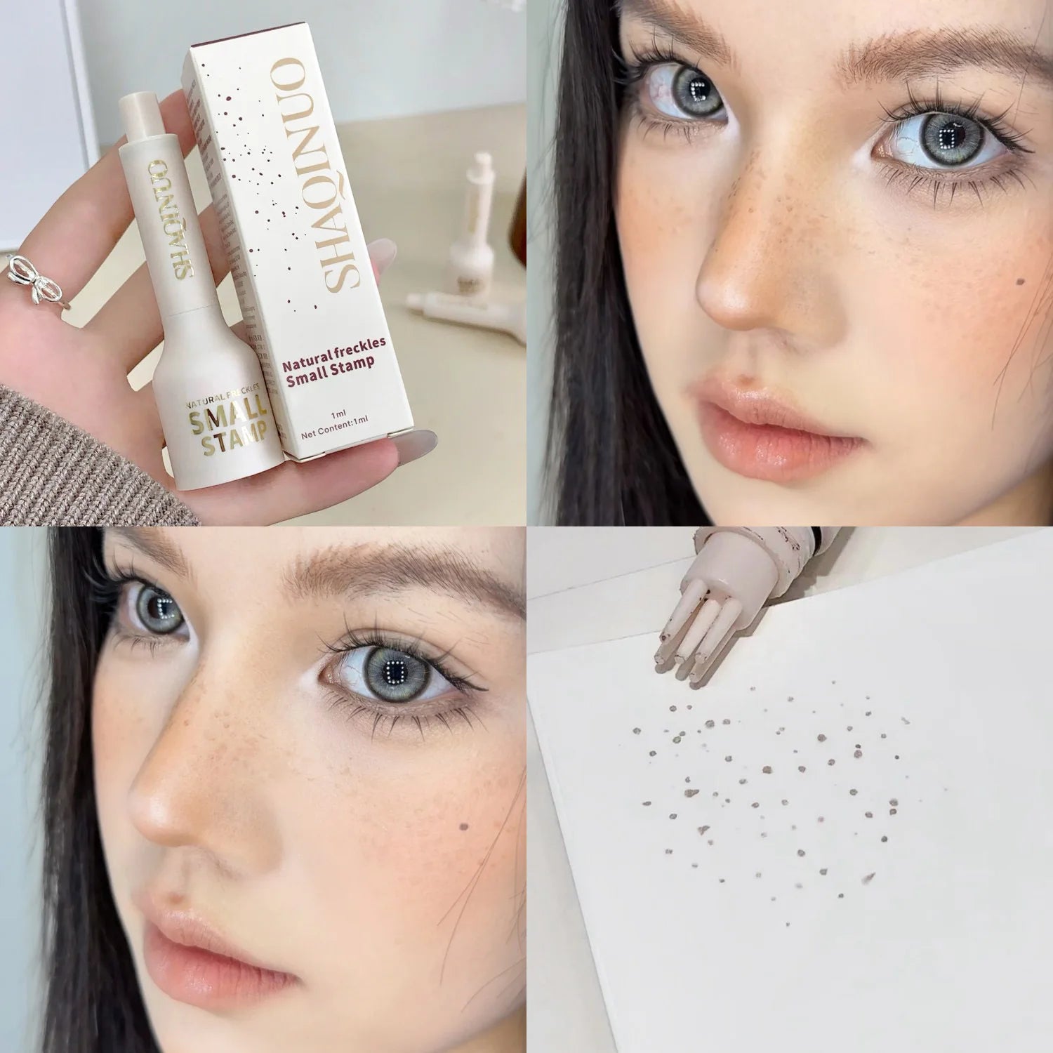 Liquid Air Cushion Freckle Stamp Pen SHAQINUO Five-point Head Natural Qme S9103-03