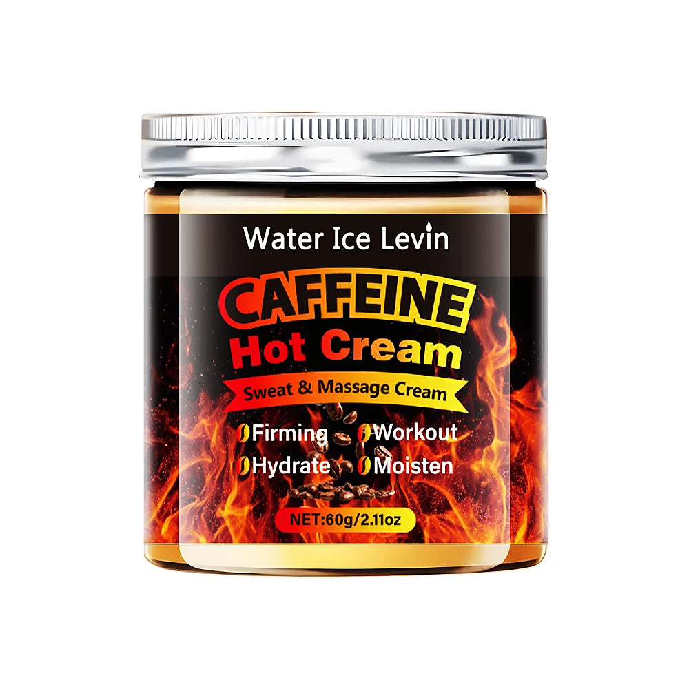 60g Caffeine Thermal Massage Cream - Deeply Nourishing and Firming Moisturizing Cream for Face and Body, Ideal for Exercise, Enhances the Moisturizing System, Moisturizing Cream Qme One Bottle 100g