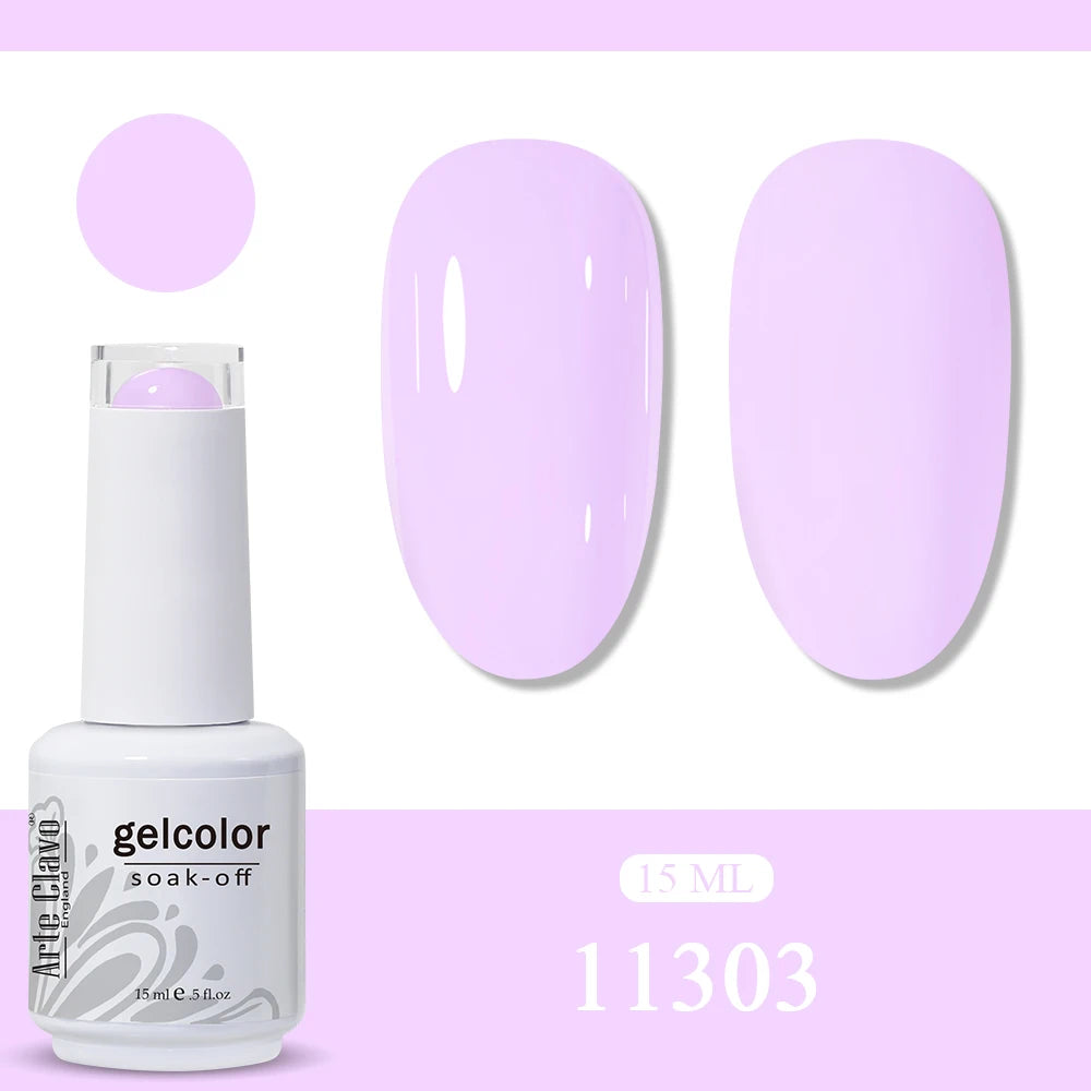 Arte Clavo Amber Gel Nail Polish Translucent Vintage Jelly Semi
