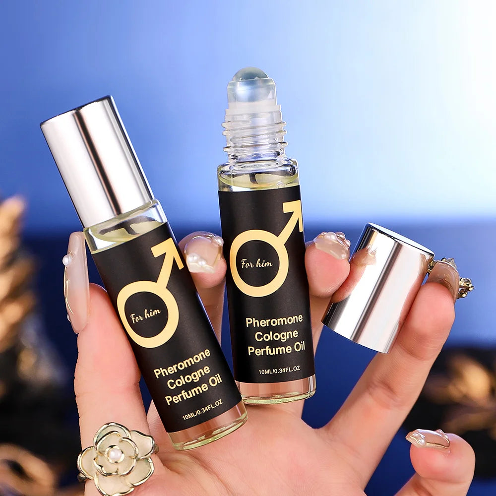 Men's Rolling Fragrance Long-lasting Cologne Emits Charming Suitable Qme