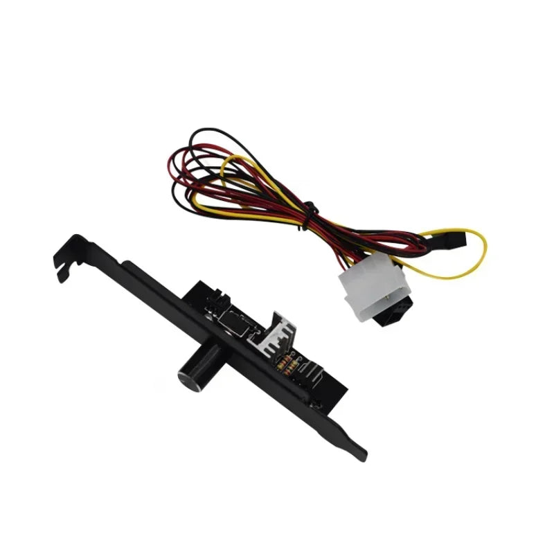 Fan Speed Controller PCI Bit Fan Controller Hub Desktop Computer Fan Speed Controller Supports 3 Pin Qme T3 wire without net