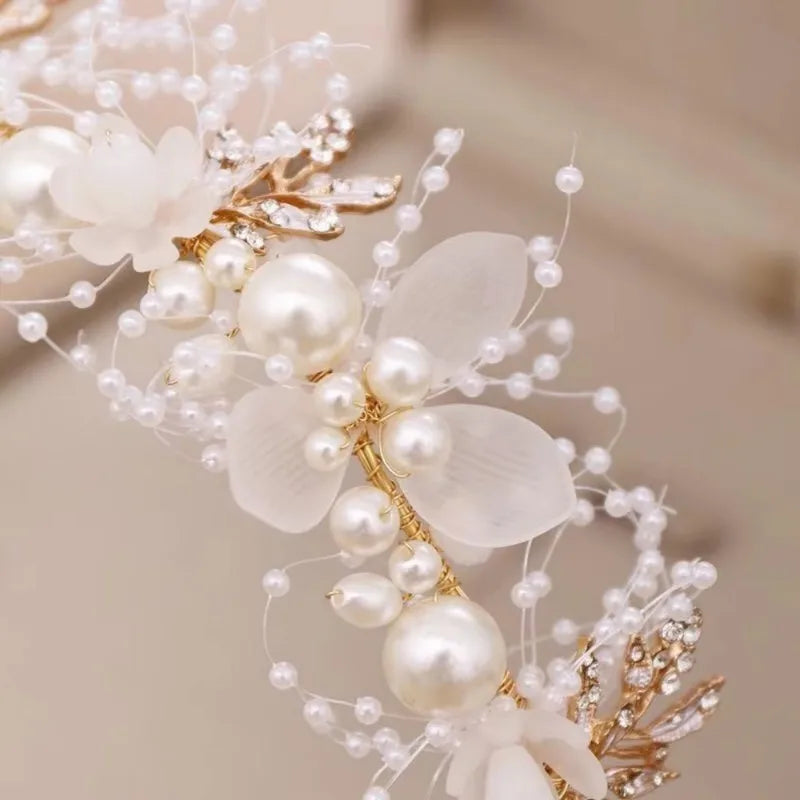 Children's Wreath Headbreads Princess Tiara Crown Decoration Bride Qme