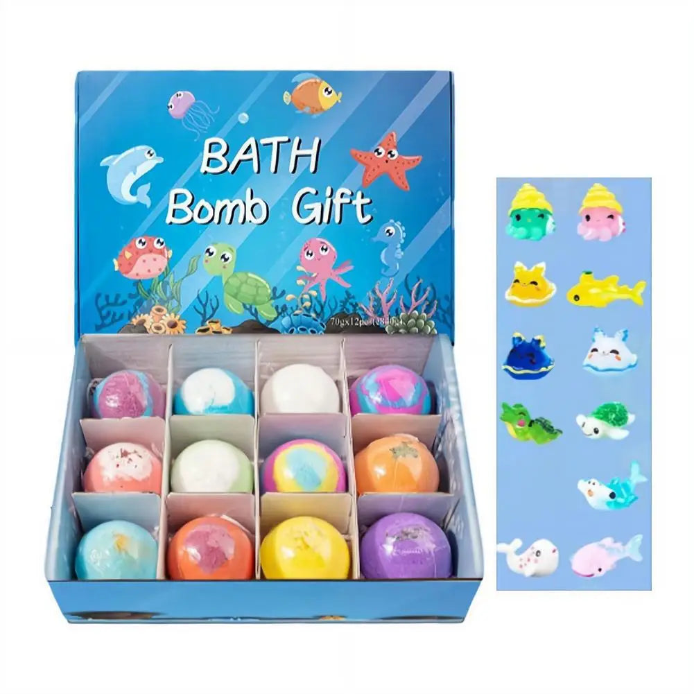 Bath Bombs Surprise Inside Ocean Ball Hidden Toys Changing Spa Easter Qme C 1 box