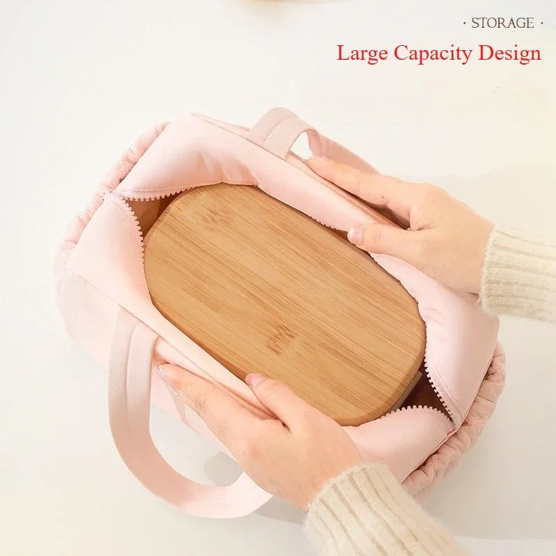 Hot Sale Large Lunch Bag Women Waterproof Concise Convenient Fresh Cooler Bags Thermal Breakfast Food Box Portable Picnic Travel Qme