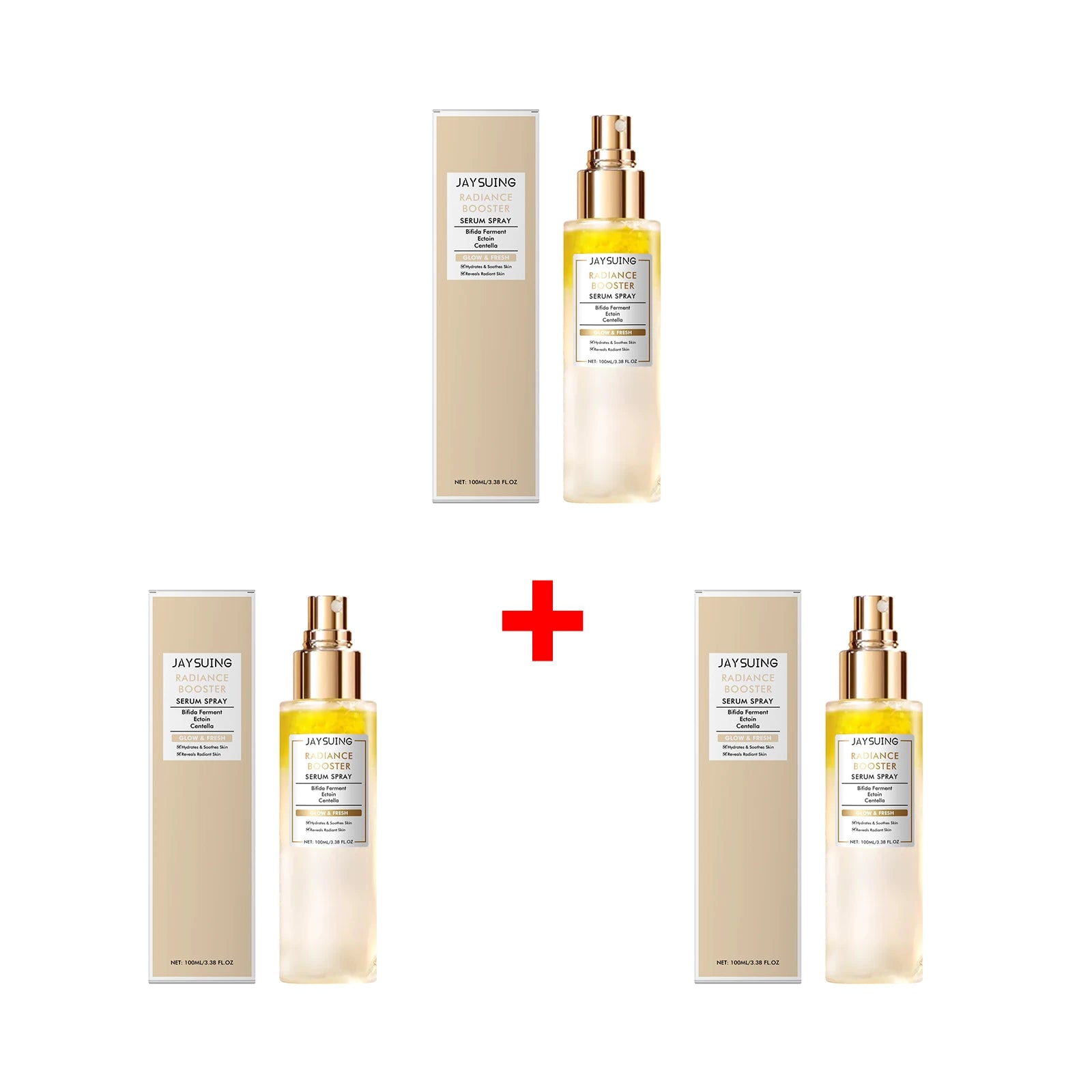 Whitening Essence Spray Even Skin Tone Fade Dark Spot Reduce Fine Qme 3 x 100ml Boxed