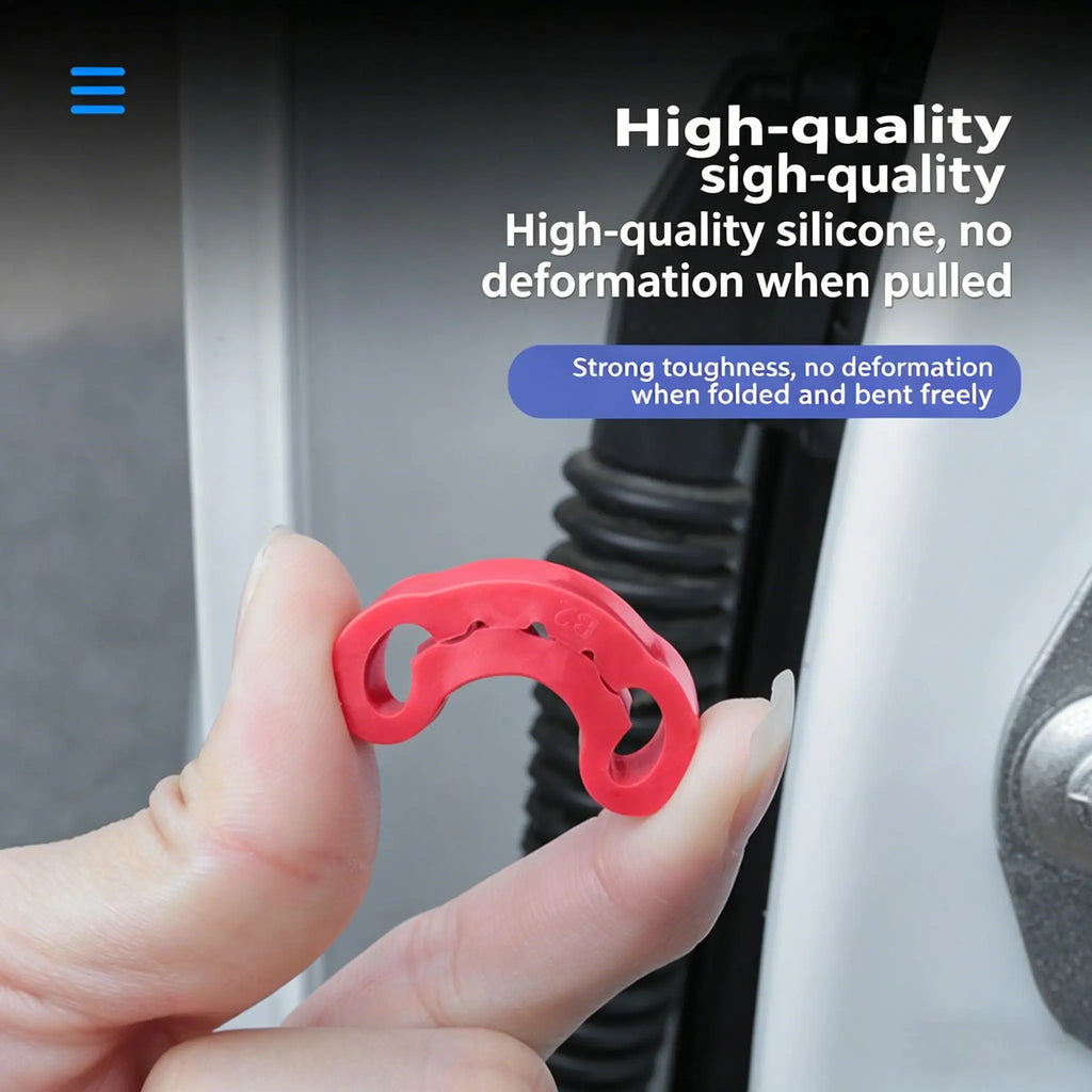 NEW Door Lock Guard For Car Secure Fit Noise Reduction 4 Pieces Silicone Door Latch Protective Cover For Sedan Minivan Truck Qme