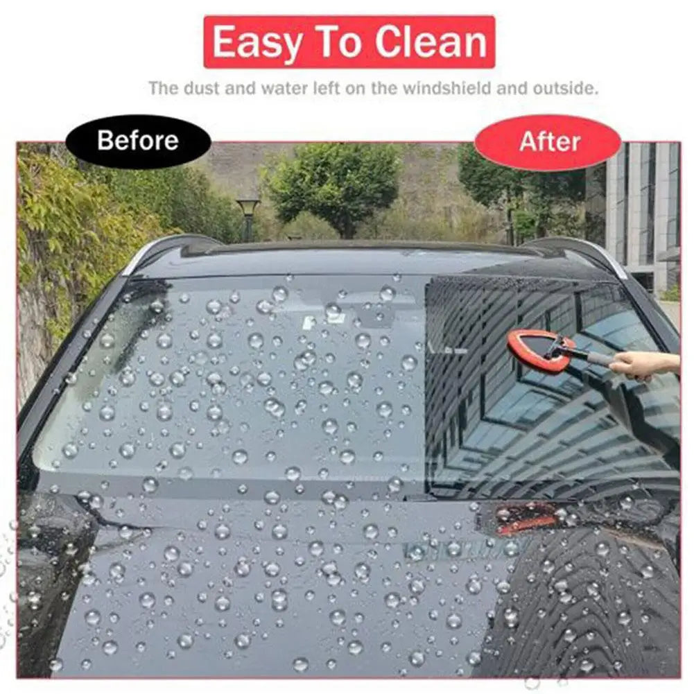 Car Windshield Cleaner Tool Bonnet Microfiber Cloth Inside Cleaning Qme