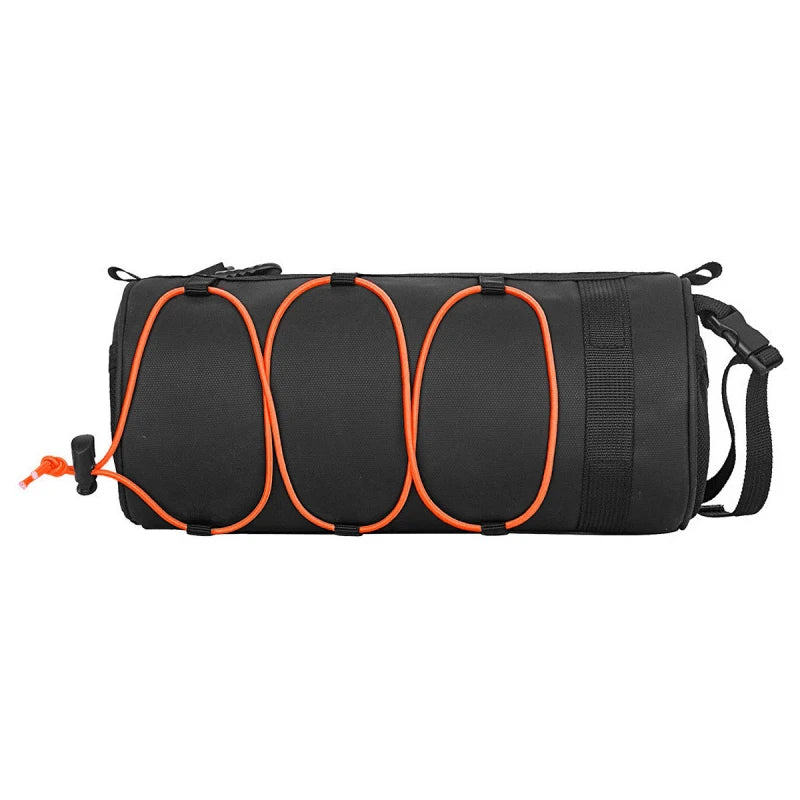 Bike Bag Portable Handlebar Pannier Multi-purpose Waterproof Backpack Qme Orange