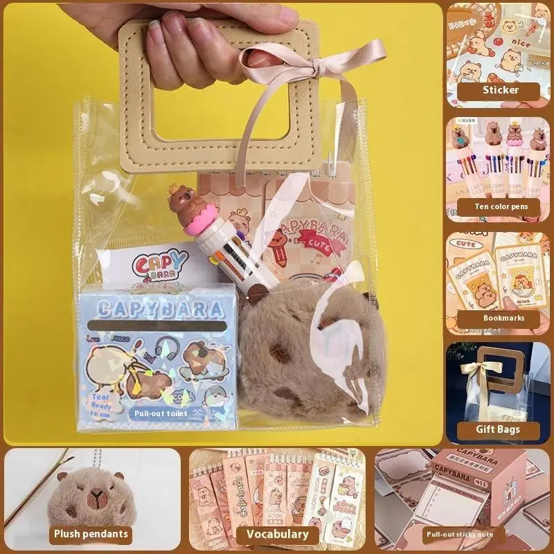 Pen Stickers Notebook Plush Pendants Handbag Final Prizes Stationery Qme A8